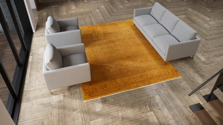 Yellow Samsara Wool Rug - 8'1" x 10'3"