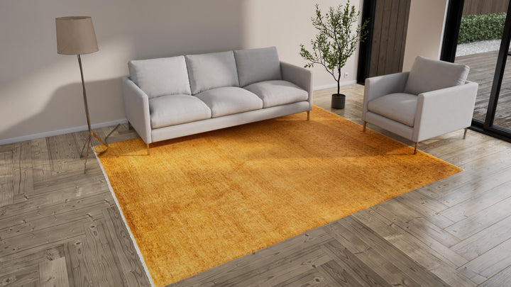 Yellow Samsara Wool Rug - 8'1" x 10'3"