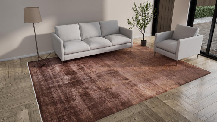 Brown Samsara Wool Rug - 9'3" x 12'1"