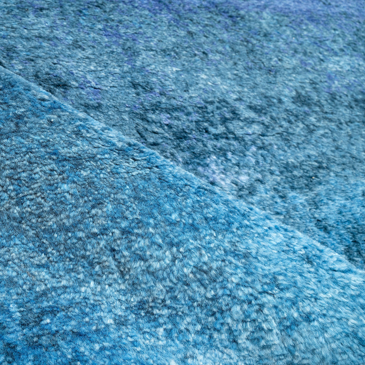 Darya Modern Ombre Wool Rug Blue / 8' x 10"