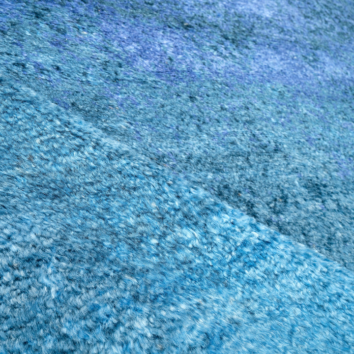 Darya Modern Ombre Wool Rug Blue / 9' x 12'