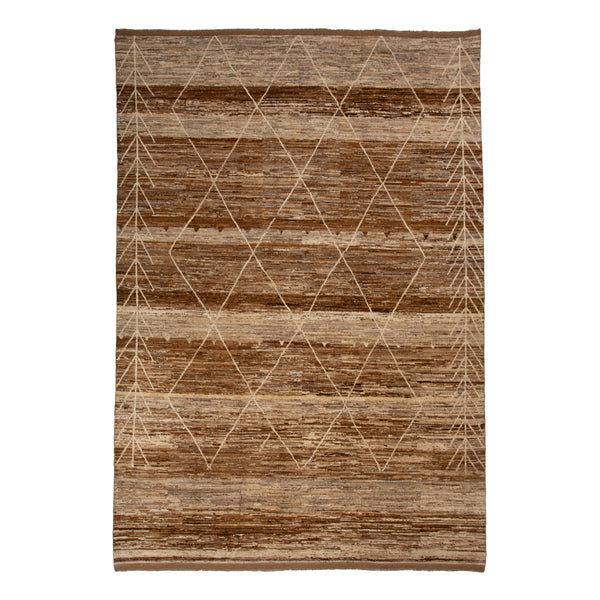 Multi Modern Wool Rug - 13' x 18'10''