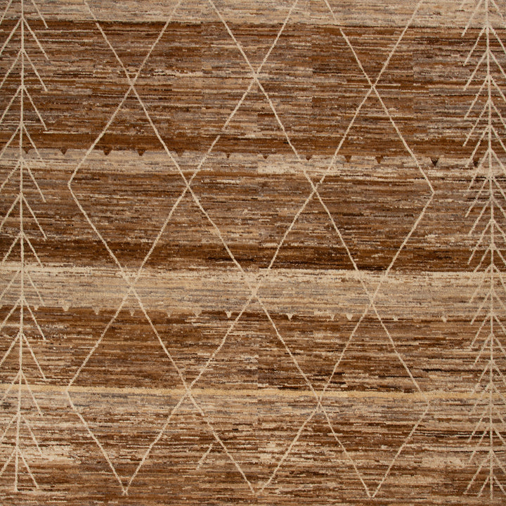 Multi Modern Wool Rug - 13' x 18'10''