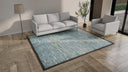 Multicolored Modern Wool Rug - 8'2'' x 9'6''