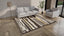 Cream & Brown Modern Wool Rug - 8'4'' x 9'10''