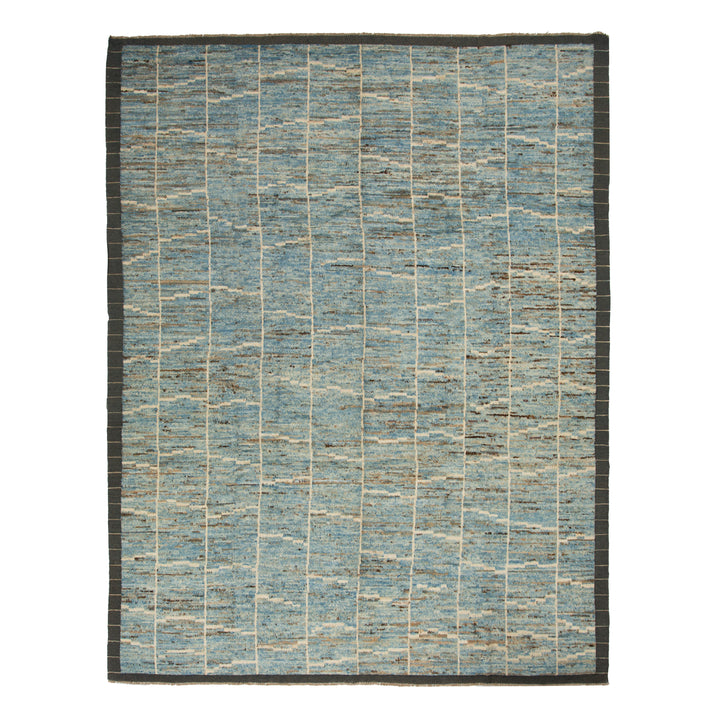Multi Modern Wool Rug - 10'1'' x 12'9''