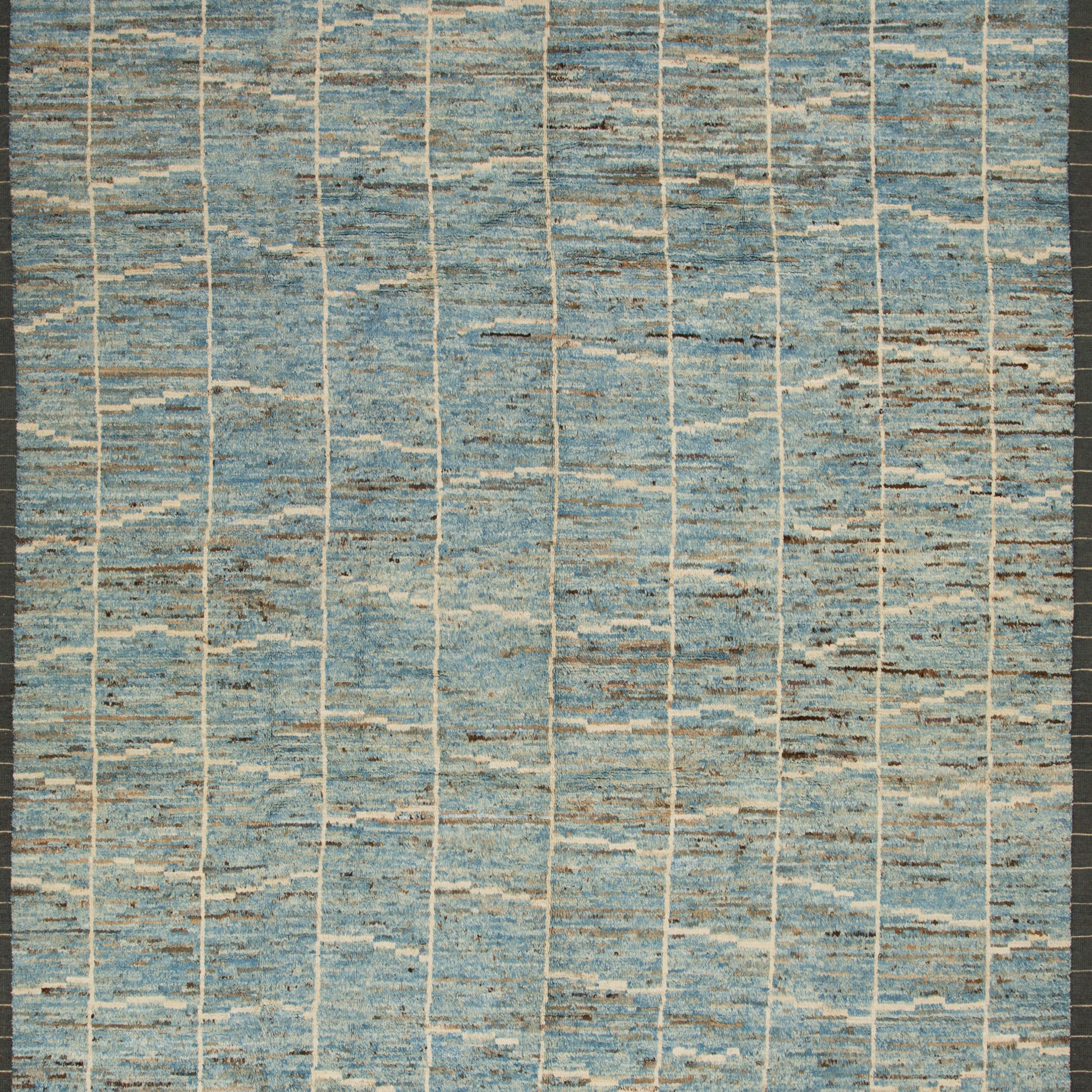 Multi Modern Wool Rug - 10'1'' x 12'9''