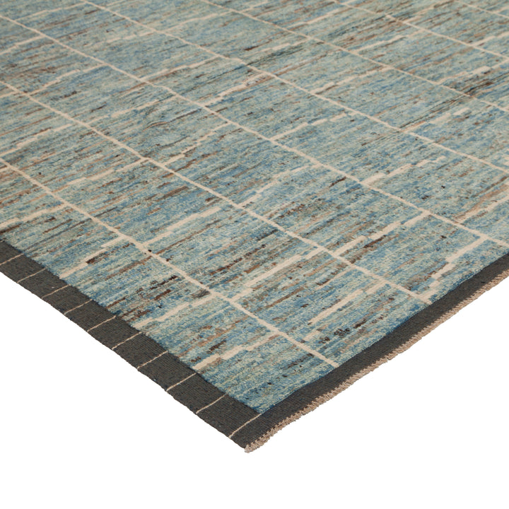 Multi Modern Wool Rug - 10'1'' x 12'9''
