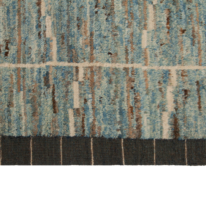 Multi Modern Wool Rug - 10'1'' x 12'9''