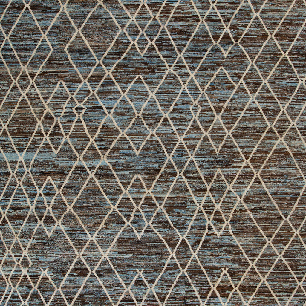 Multi Modern Wool Rug - 10'4'' x 13'5''