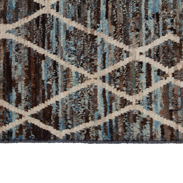 Multi Modern Wool Rug - 10'4'' x 13'5''