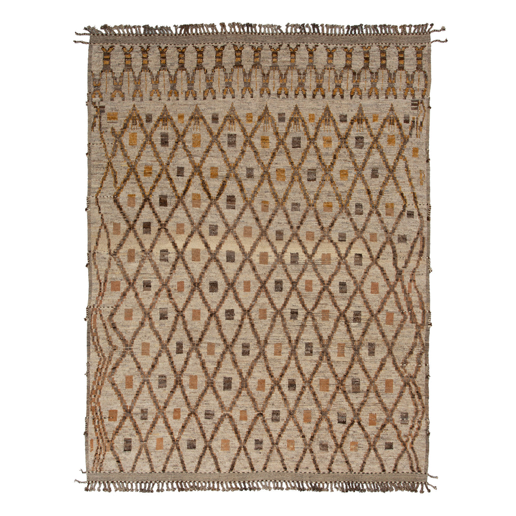 Multi Modern Wool Rug - 10'3'' x 13'2''