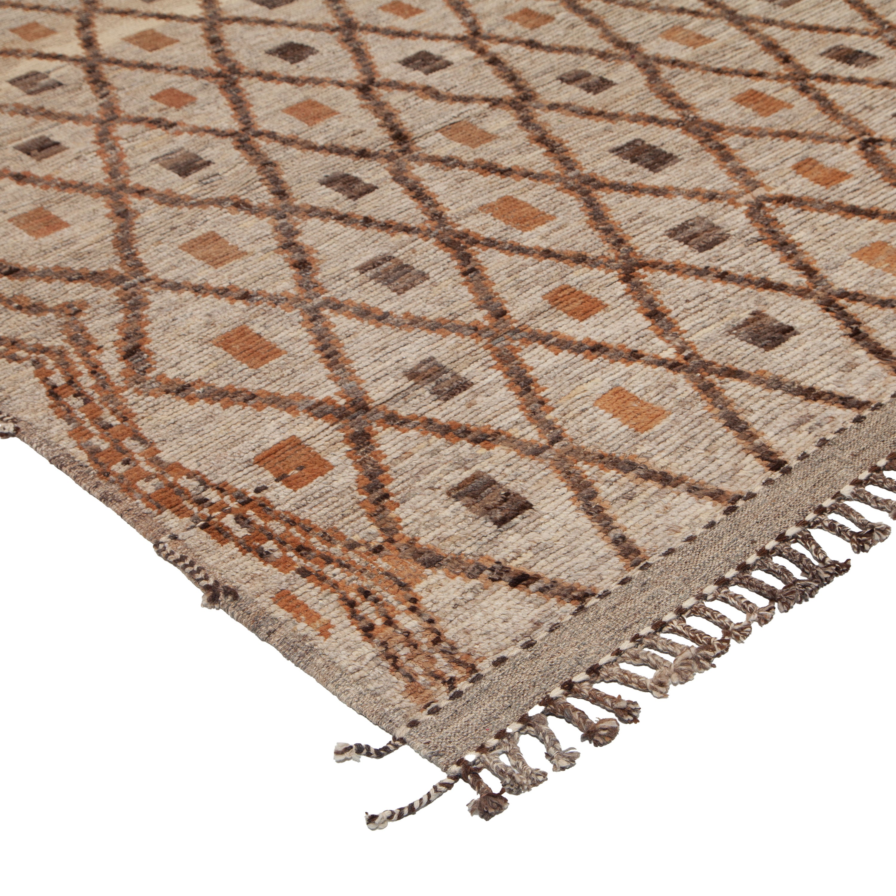 Multi Modern Wool Rug - 10'3'' x 13'2''