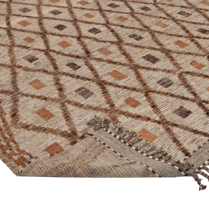 Multi Modern Wool Rug - 10'3'' x 13'2''