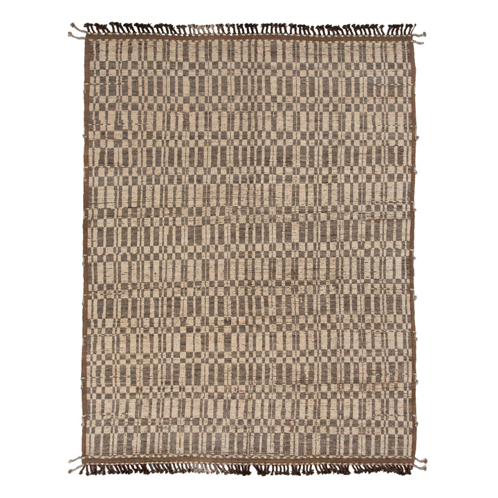 Multi Modern Wool Rug - 10' x 13'3''