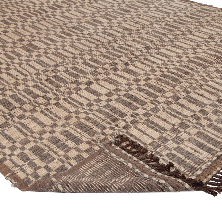 Multi Modern Wool Rug - 10' x 13'3''