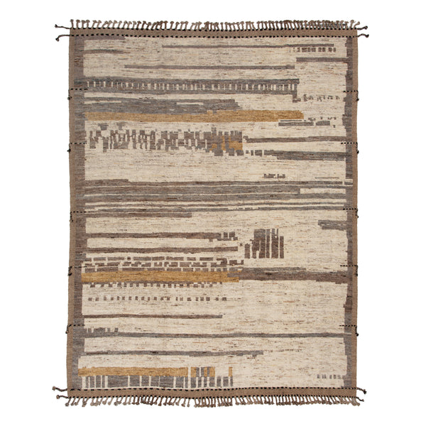 Multi Modern Wool Rug - 10'10'' x 14'3''