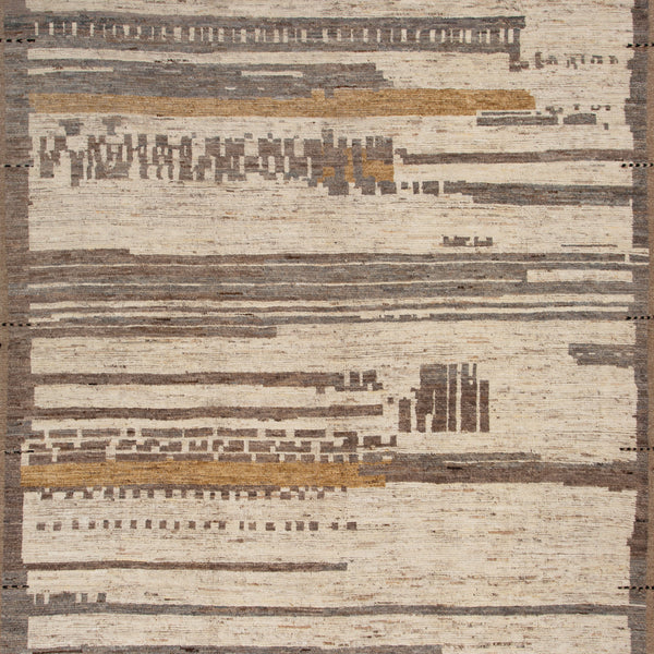 Multi Modern Wool Rug - 10'10'' x 14'3''