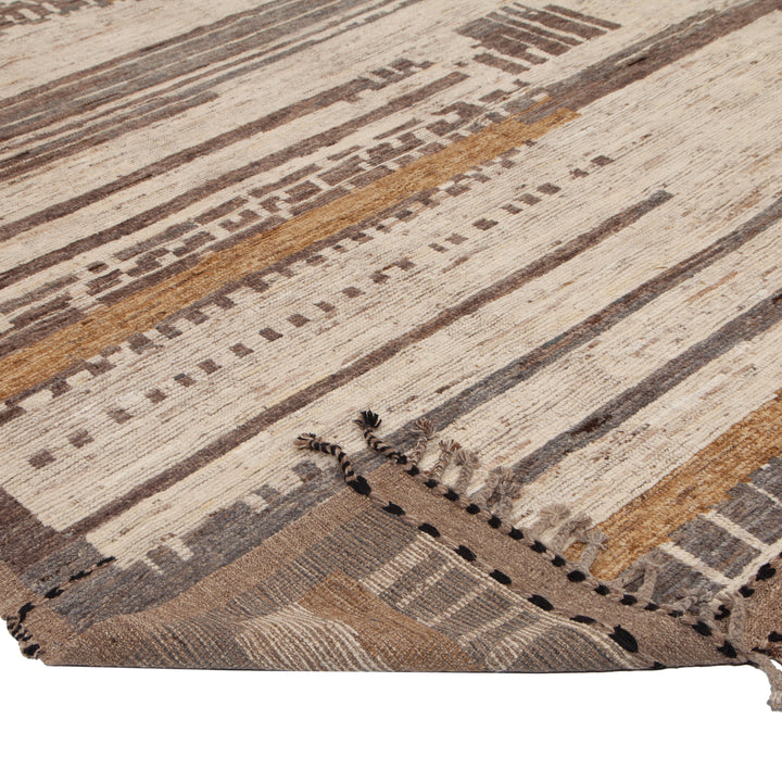 Multi Modern Wool Rug - 10'10'' x 14'3''