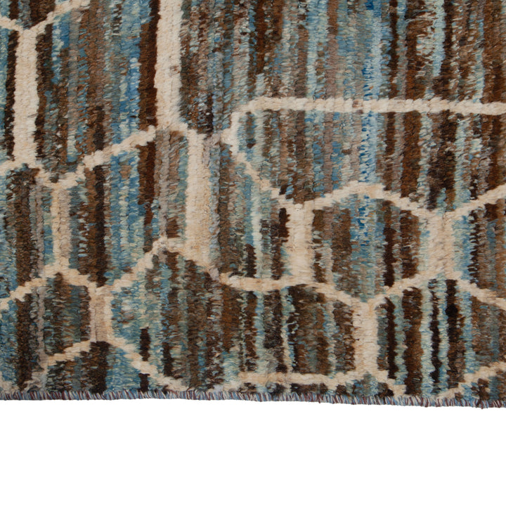 Multi Modern Wool Rug - 9'3'' x 11'10''