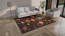 Multicolored Modern Wool Rug - 8'6'' x 9'9''