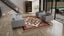 Red & Brown Modern Wool Rug - 8'10'' x 10'10''