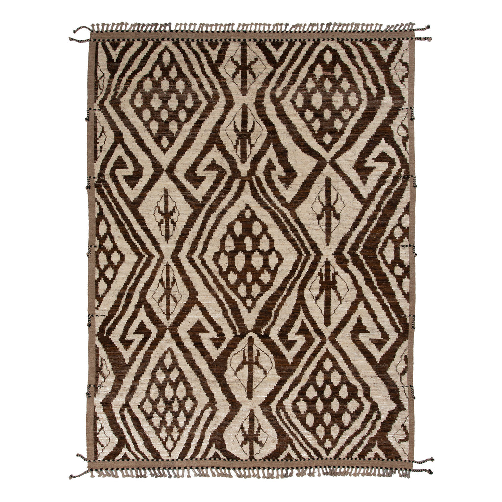 Multi Modern Wool Rug - 10'5'' x 14'2''