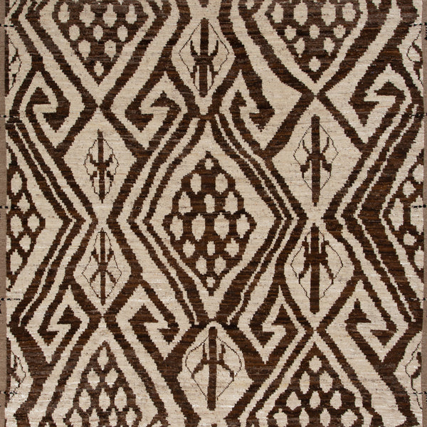 Multi Modern Wool Rug - 10'5'' x 14'2''