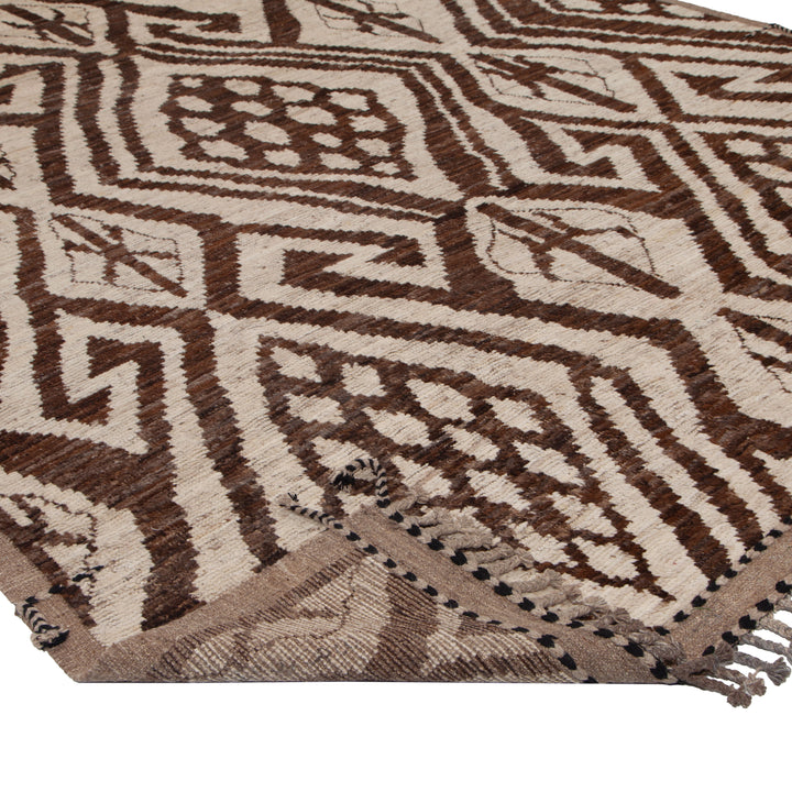Multi Modern Wool Rug - 10'5'' x 14'2''