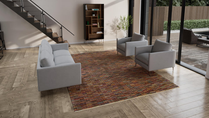 Multi Modern Wool Rug - 8'10'' x 12'