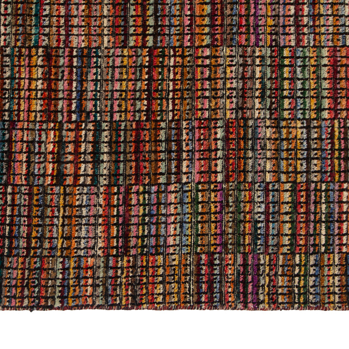Multi Modern Wool Rug - 8'10'' x 12'