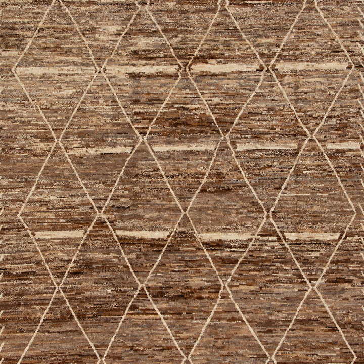 Multi Modern Wool Rug - 8'7'' x 11'7''