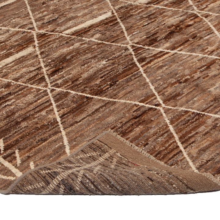 Multi Modern Wool Rug - 8'7'' x 11'7''