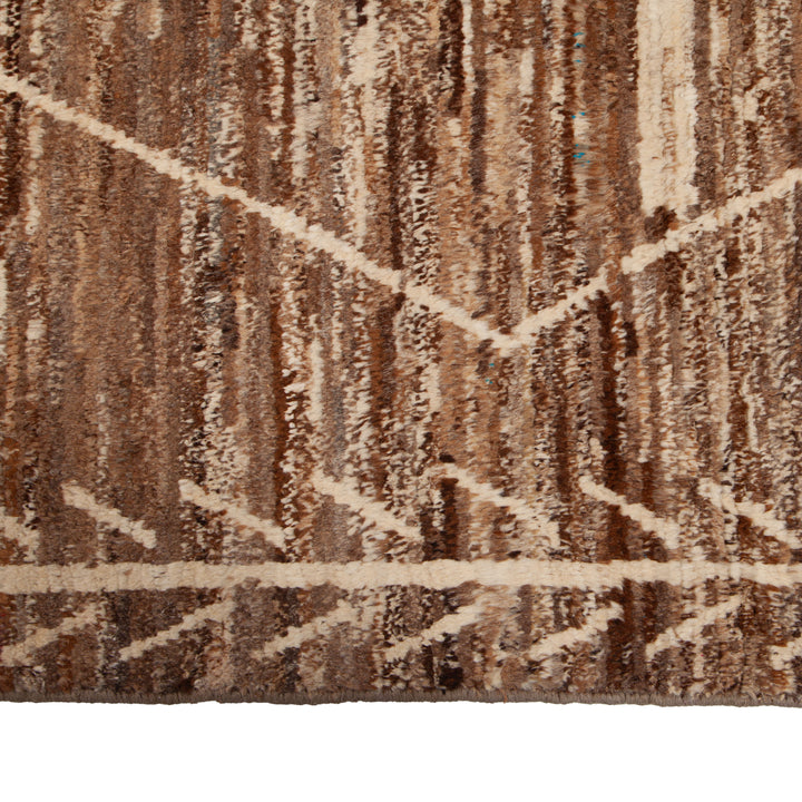 Multi Modern Wool Rug - 8'7'' x 11'7''