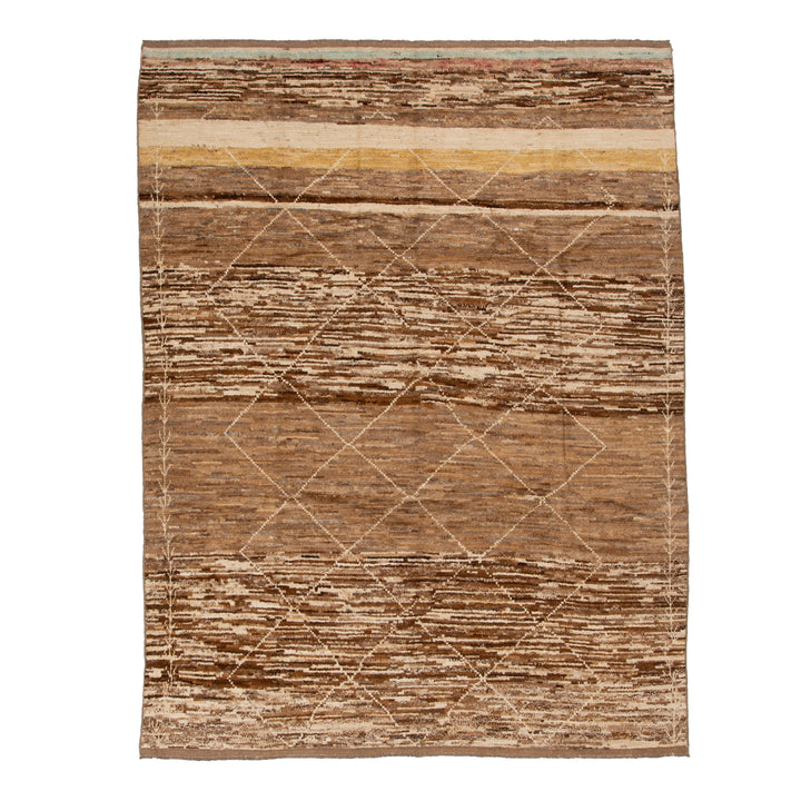 Multi Modern Wool Rug - 8'5'' x 10'9''