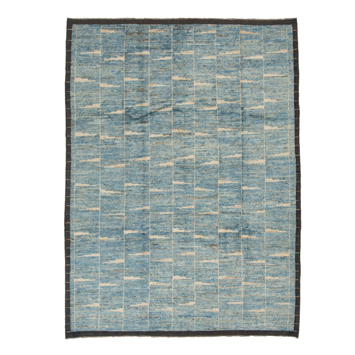 Multi Modern Wool Rug - 8' x 10'6''