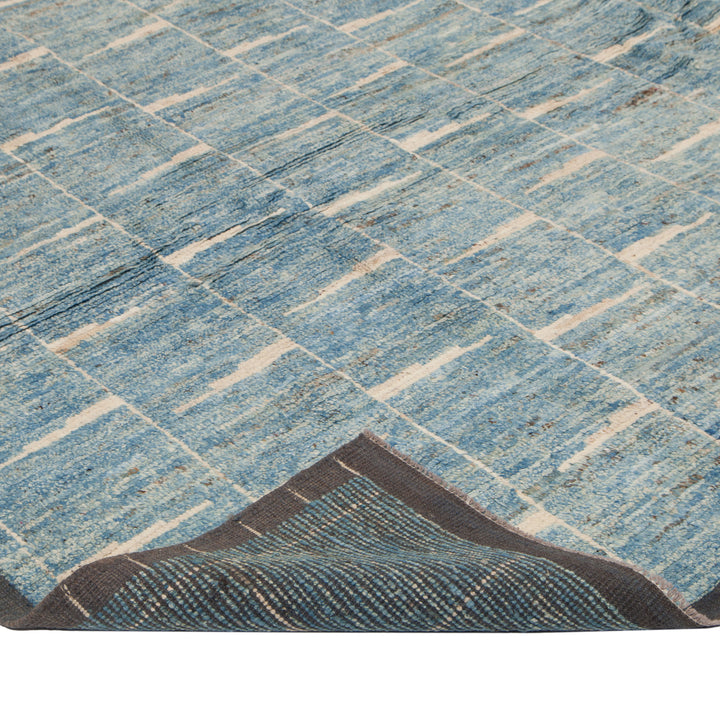 Multi Modern Wool Rug - 8' x 10'6''