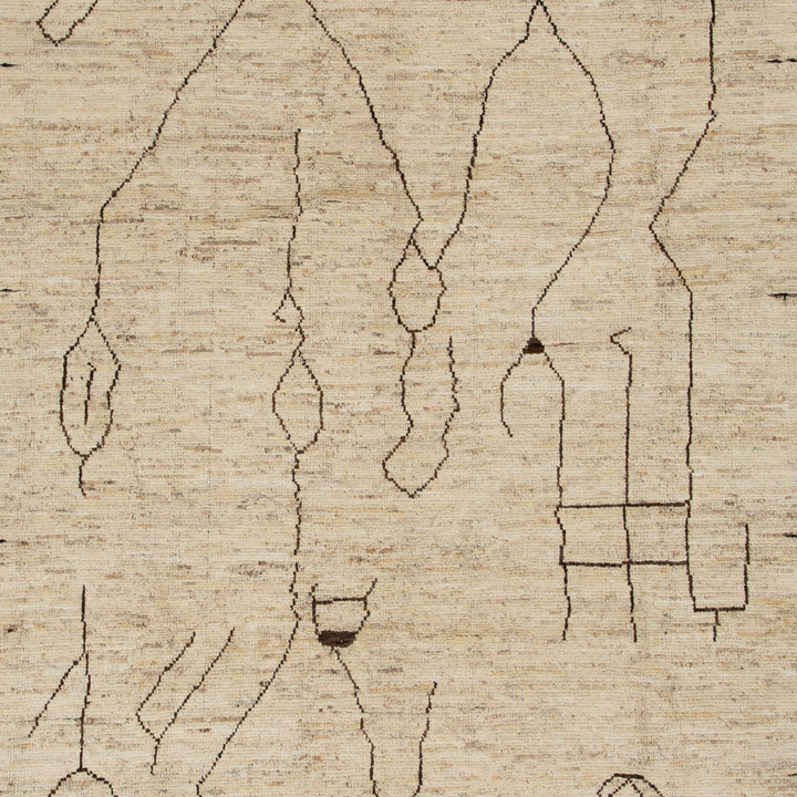 Multi Modern Wool Rug - 9'1'' x 12'2''