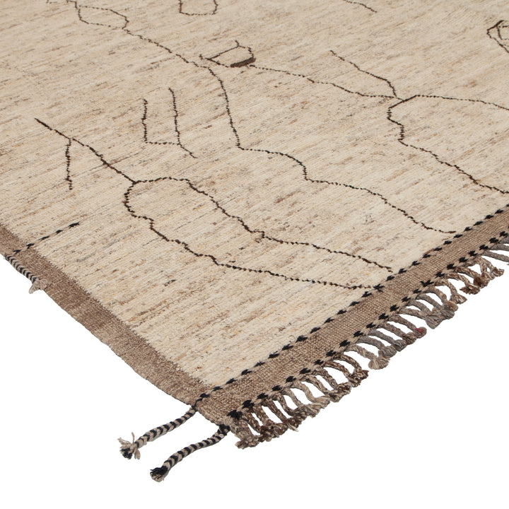 Multi Modern Wool Rug - 9'1'' x 12'2''