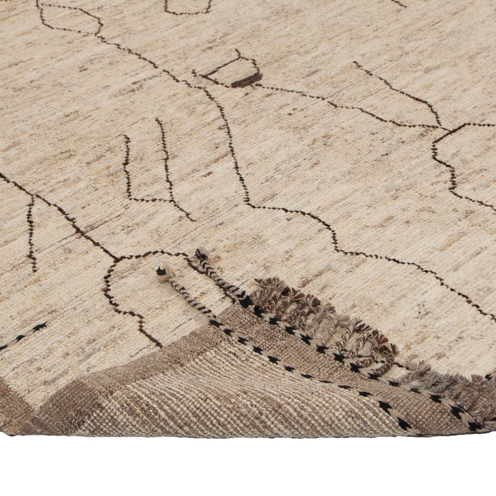 Multi Modern Wool Rug - 9'1'' x 12'2''