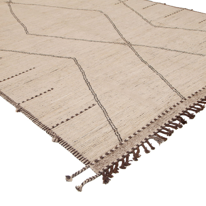 Multi Modern Wool Rug - 10' x 14'4"