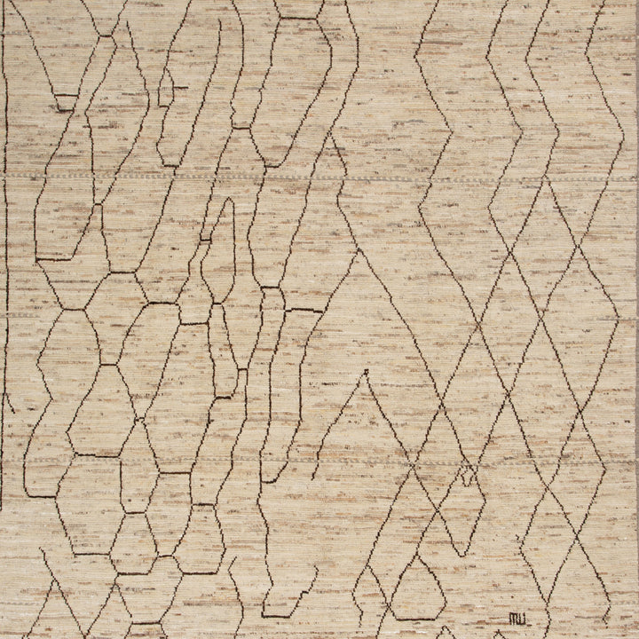 Multi Modern Wool Rug - 10'4'' x 13'11''