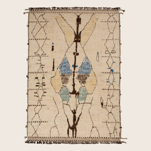 Multi Modern Wool Rug - 9'5'' x 13'7''