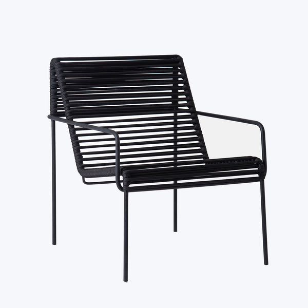 California Outdoor Lounge Chair Black