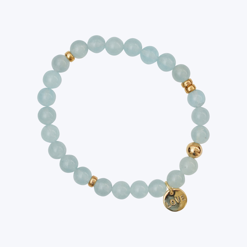 Aquamarine, Love Bracelet