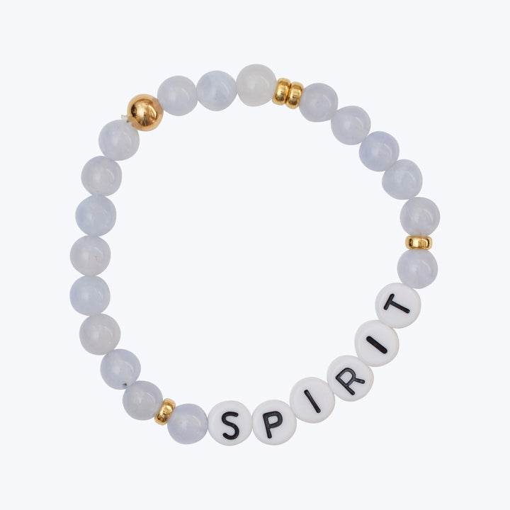 Blue Lace Agate, Spirit Bracelet
