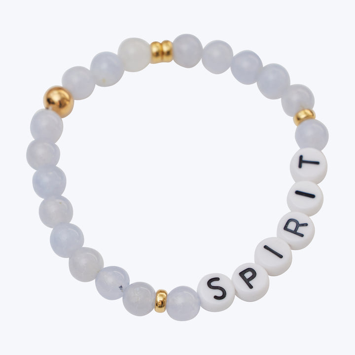 Blue Lace Agate, Spirit Bracelet