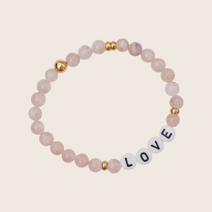 Morganite, Love Bracelet