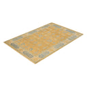 Modern, One-of-a-Kind Hand-Knotted Area Rug - Yellow, 6' 2" x 9' 1" Default Title