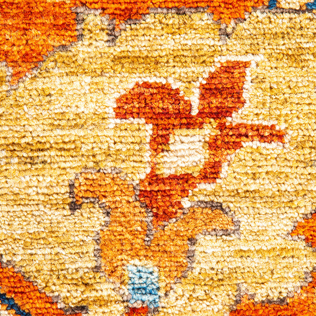 Serapi, One-of-a-Kind Hand-Knotted Area Rug - Orange, 9' 10" x 13' 6" Default Title